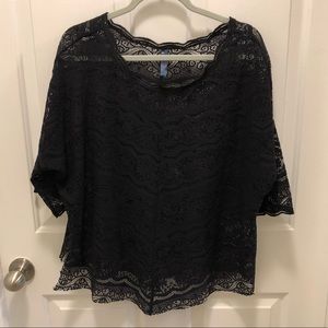 Free People black lace top